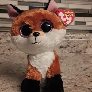 Ty Beanie Babies Slick The Fox
